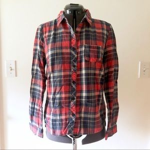 Cozy Plaid Button Down